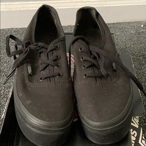 Authentic platform Vans